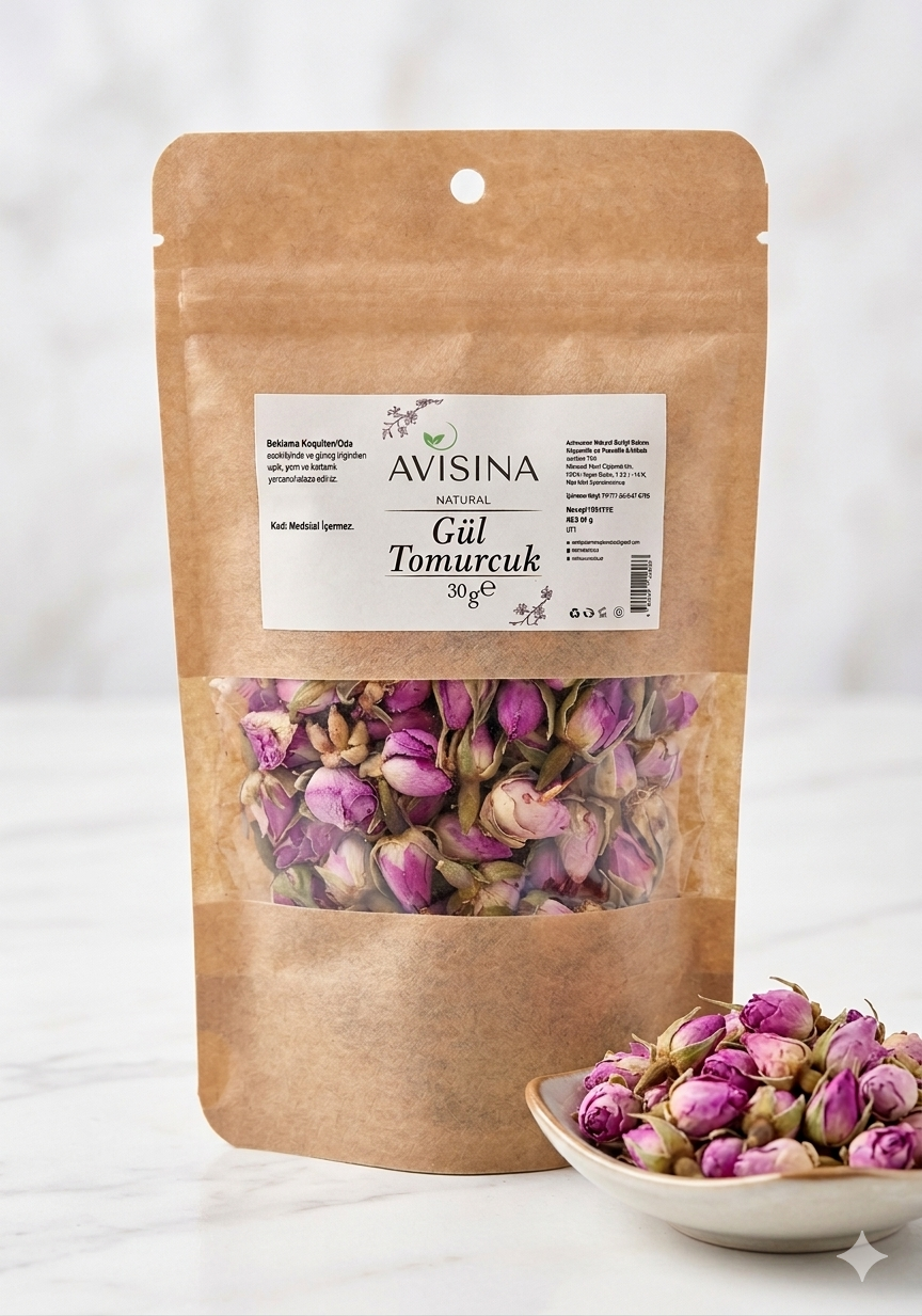 Gül tomurcuk (ısparta) 30 gr