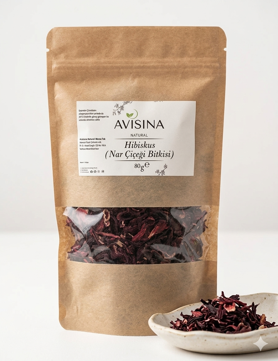 Hibiskus (Mekke Gülü, Yabani Nar çiçeği) 80 gr e